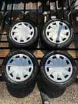 4 броя джанти Peugeot Citroen 4x108 14 цола с гуми GoodYear 185/60/14