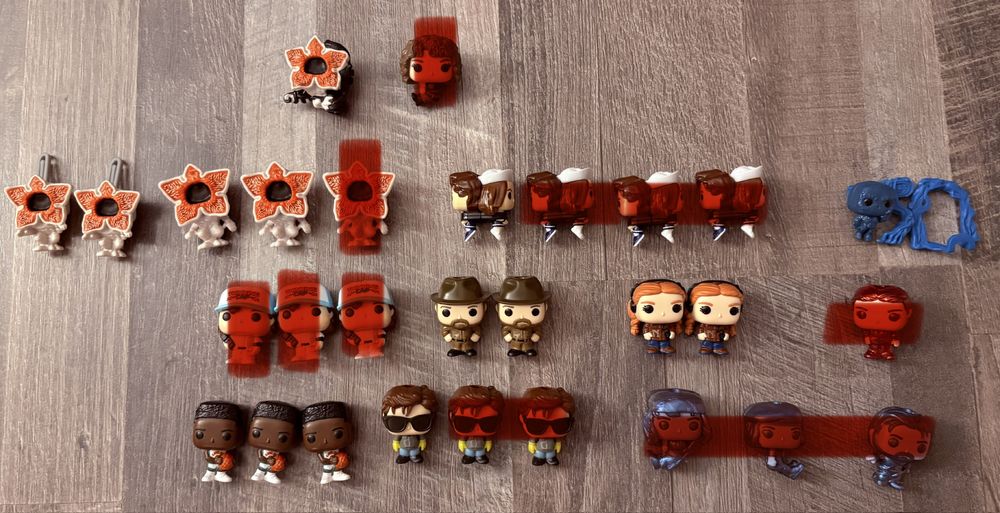 Фигурки на kinder joy Stranger Things