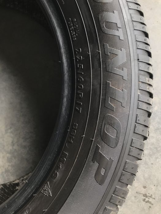 Set Anvelope Cauciucuri M+S Dunlop 225 60 R17 Profil 6mm originale
