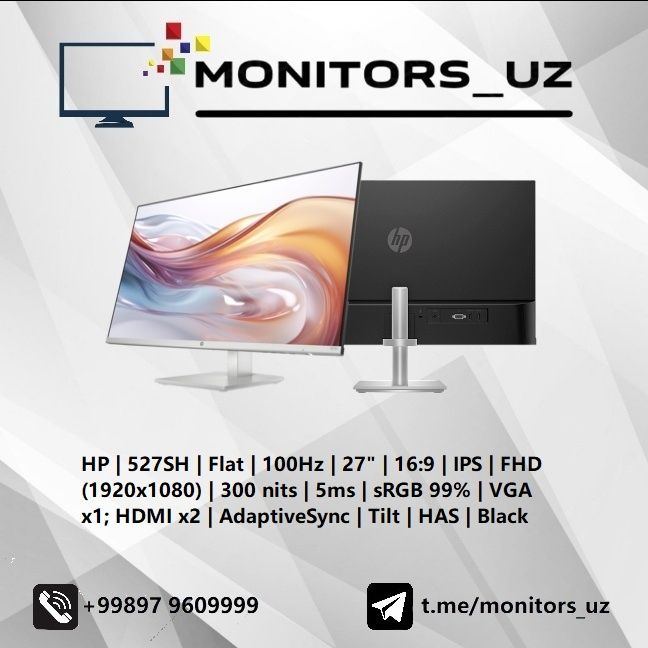 [NEW] монитор HP 527SH HAS IPS