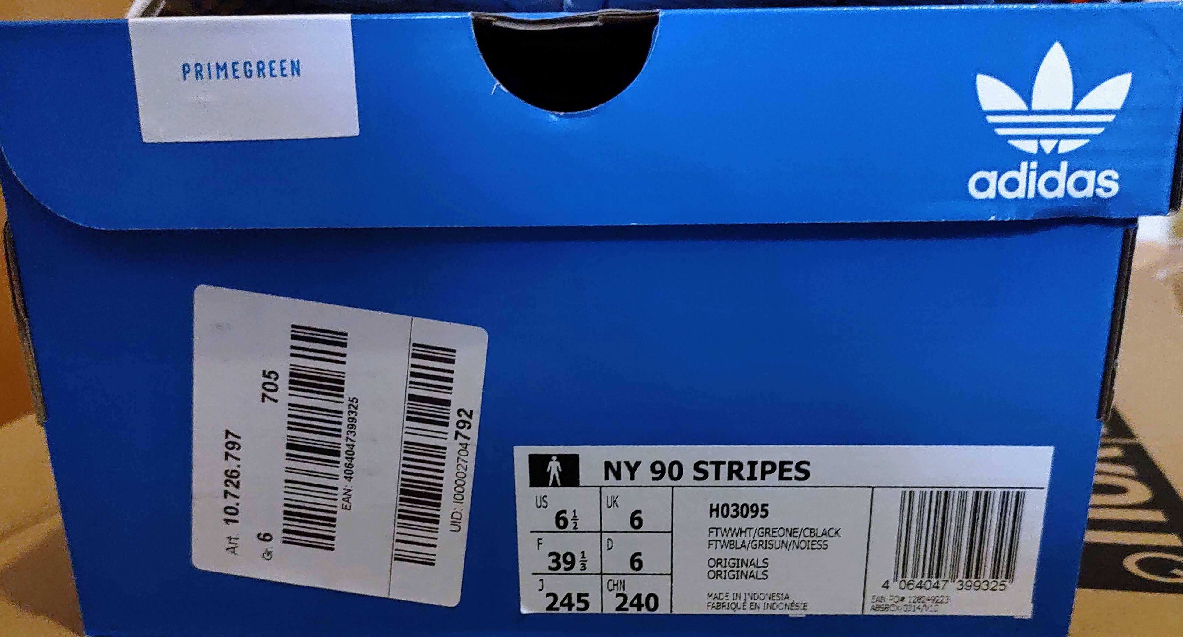 Adidas Originals NY 90 Stripes унисекс кецове, размер 39,1/3