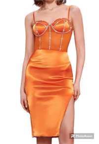 Rochie elegantă Orange