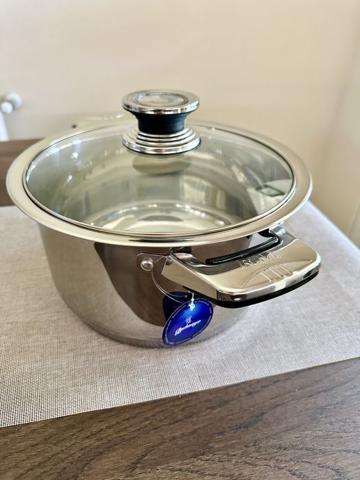 Set vase pentru gătit inox, 16 piese, Bachmayer, BM 17-05