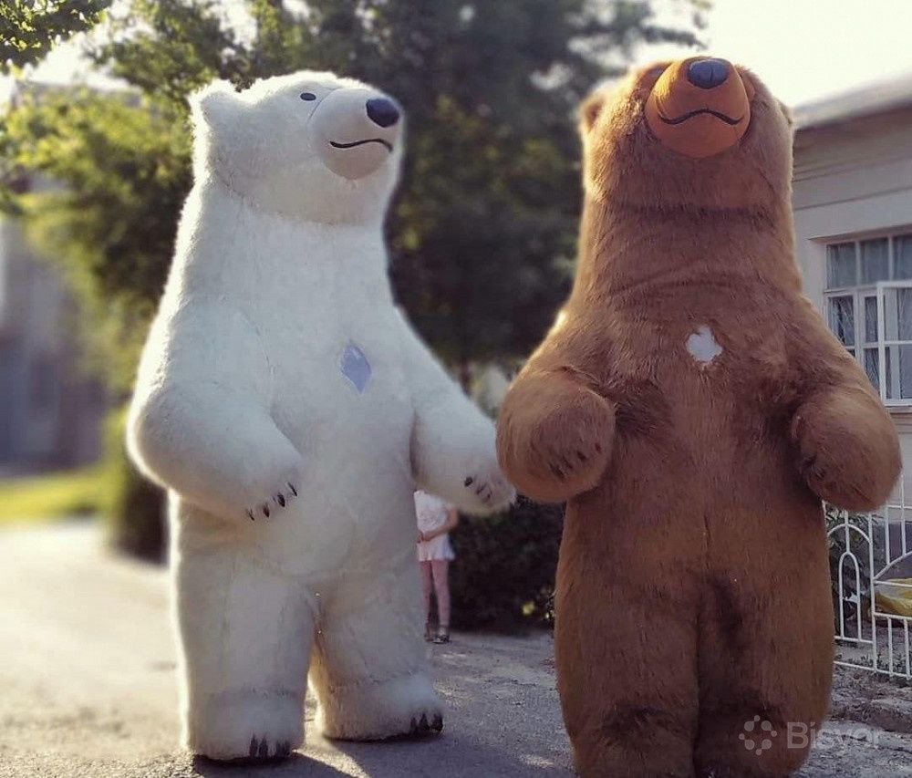 Ayiq 3.5m xizmati animator ayiqlar bear ayiqcha teddy kostyum