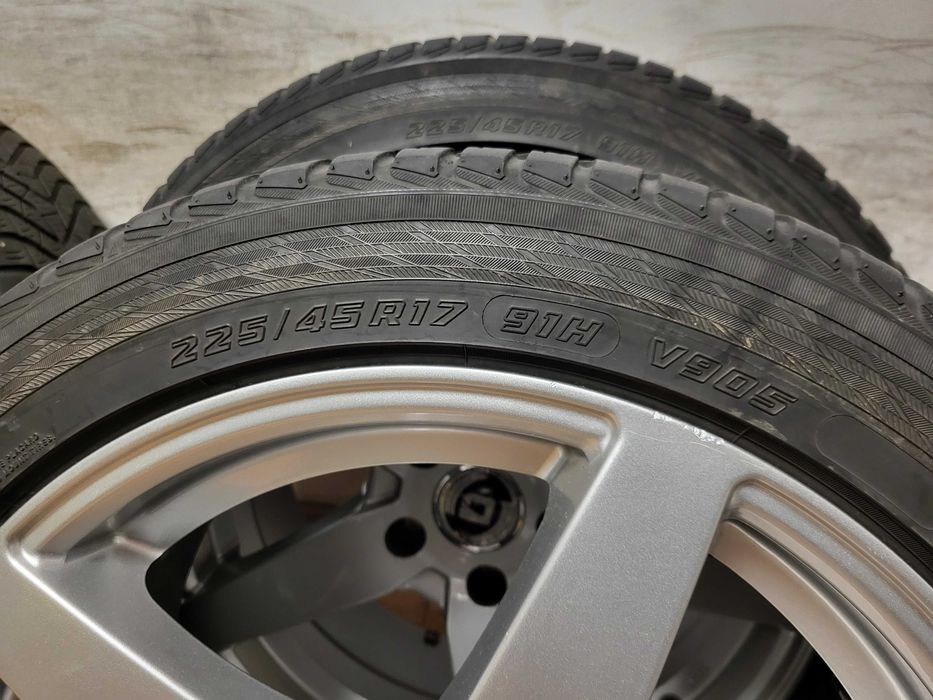 джанти 17" 5x112 Mercedes Audi Vw 225/45/17 зимни гуми