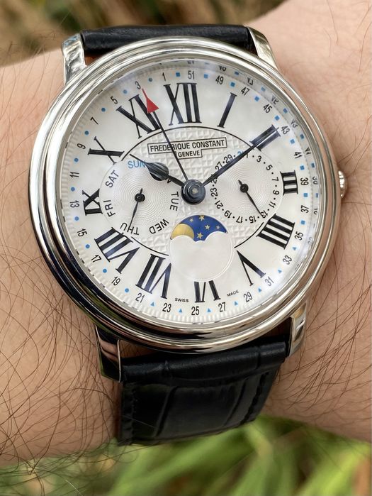 Мужские часы FREDERIQUE CONSTANT 40mm Business Timer FC-270M4P6