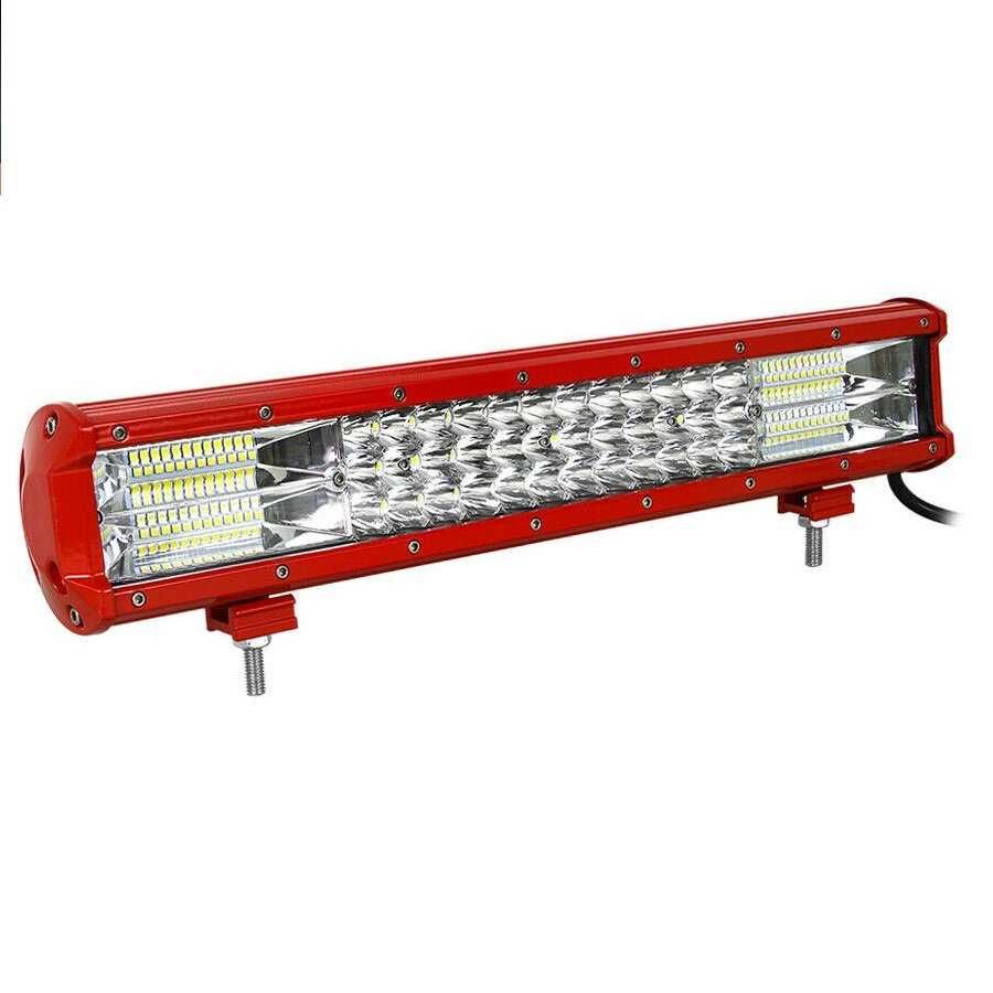 Led bar carcasa rosie Spot si Flood 12-24v