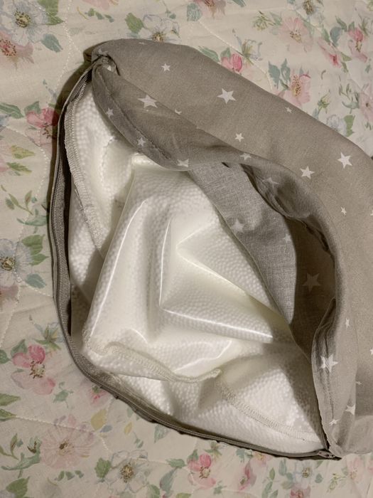 Матрак 60/120 за бебешка кошара + подарък възглавница за кърмене