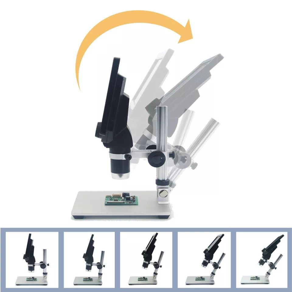 Дигитален микроскоп Mustool G 1200X, 1080FHD, 12 Mp, Led, 3000mAh бат.