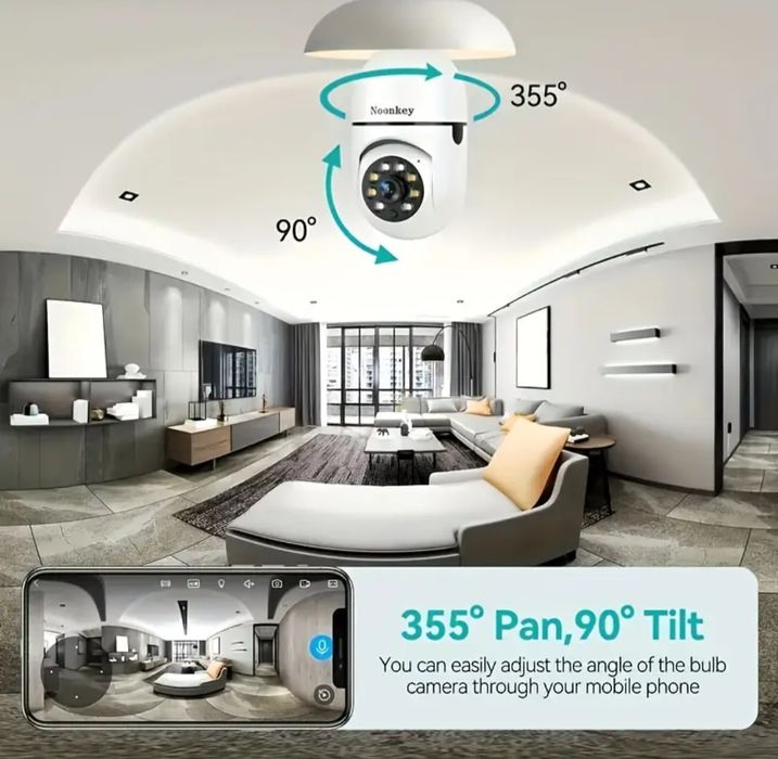 Wi-Fi Камера- крушка - 360°
