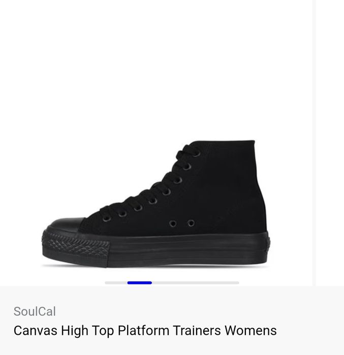 Женские кеды Soul Cal Canvas High Top Platform Trainers