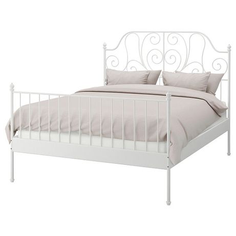 Кровать ЛЕЙРВИК белый 160х200 ИКЕА, IKEA