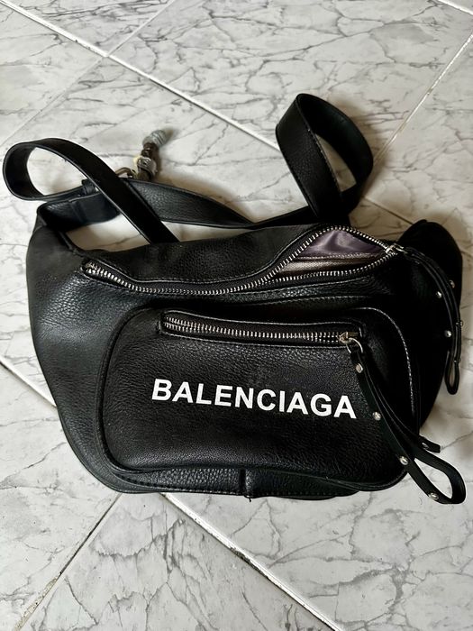 Balenciaga Черна Кожена Чанта