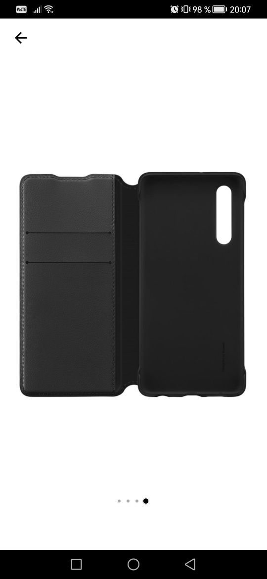 Husa flip cover originală pentru telefon Huawei p30