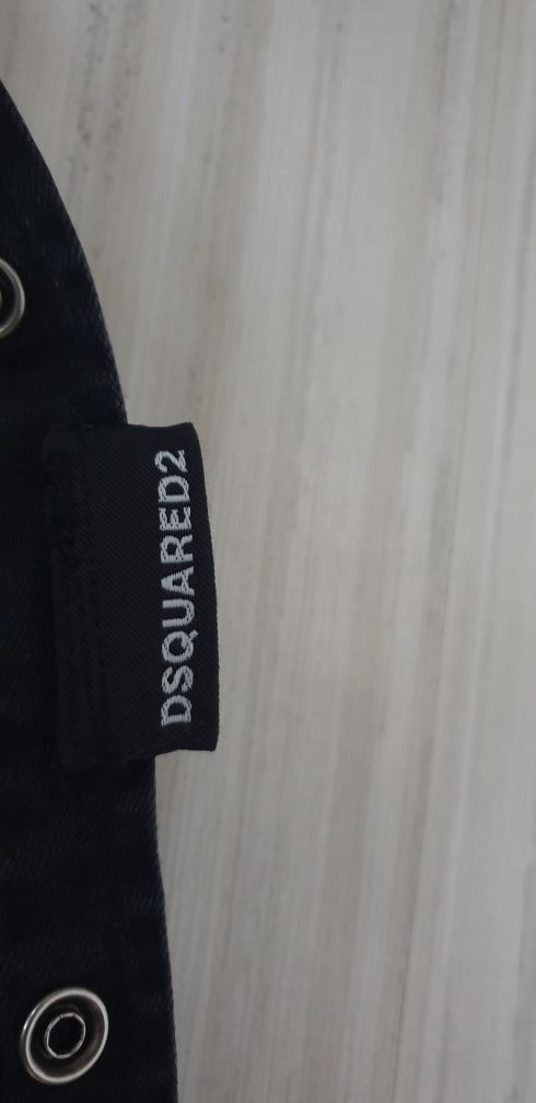 DSQUARED2 Slim Fit Stretch / Cotton Mens Size S ОРИГИНАЛ!  Мъжка Риза!