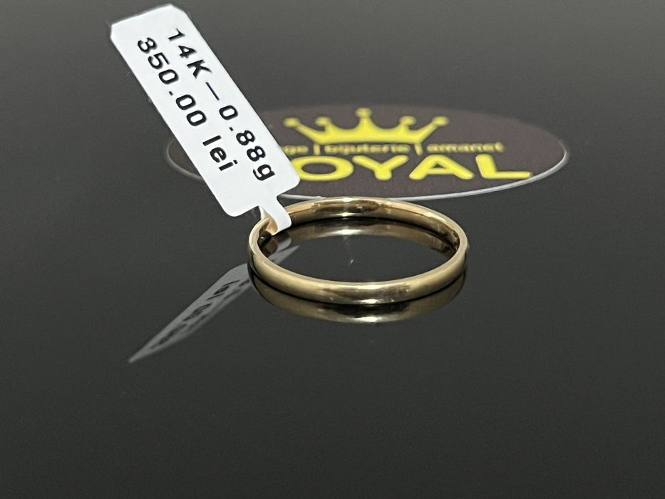 Bijuteria Royal CB : Verigheta simpla aur 14k 0,88 grame