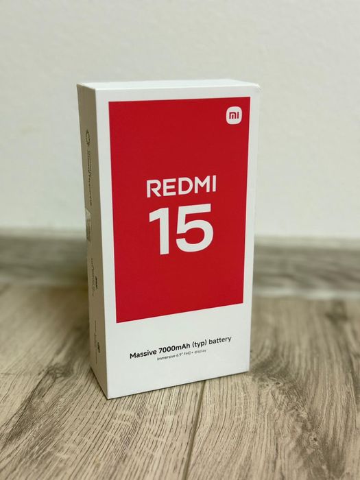 Redmi 15 - 256 GB Memorie 8 RAM - Baterie 7000 Mha - SIGILAT NOU