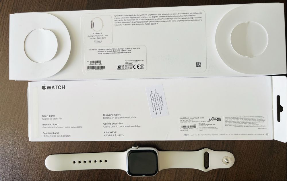Apple Watch Series 7 - 41 mm - STARLIGHT !