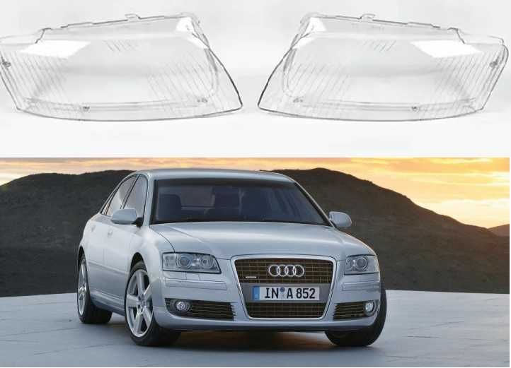 Стъкла за фар Audi A8 D3 05-09, Капаци за фарове Audi A8 D3 05-09
