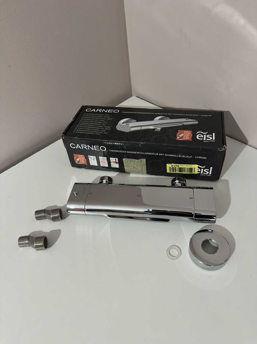 EISL Baterie de baie mixer cu termostat CARNEO, crom