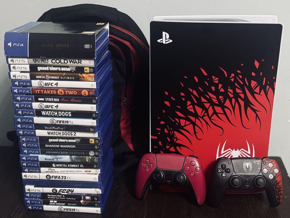 PS5 + 100 игр Spider man | Идеал | Плэйстейшн 5| Пс 5 | PlayStation 5