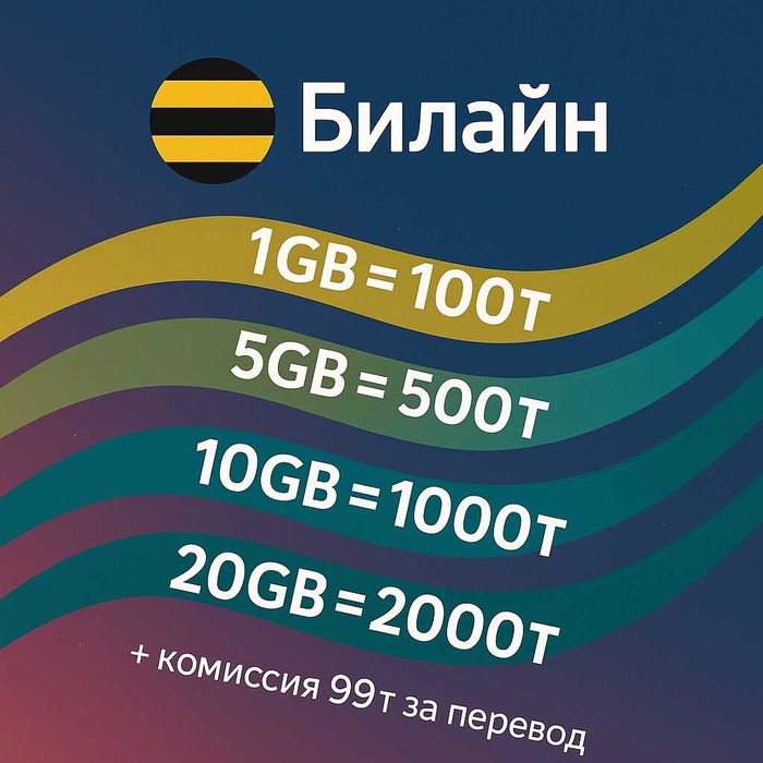 Продам гигабайты beeline
