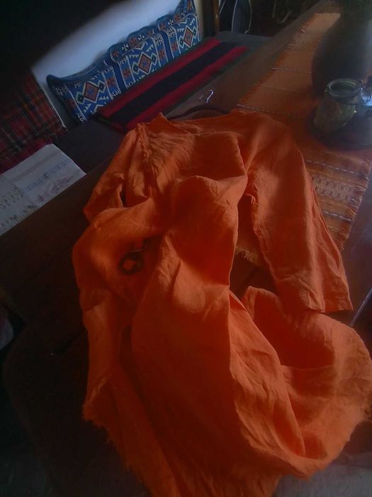 Прекрасна ленена рокля, размер M - L