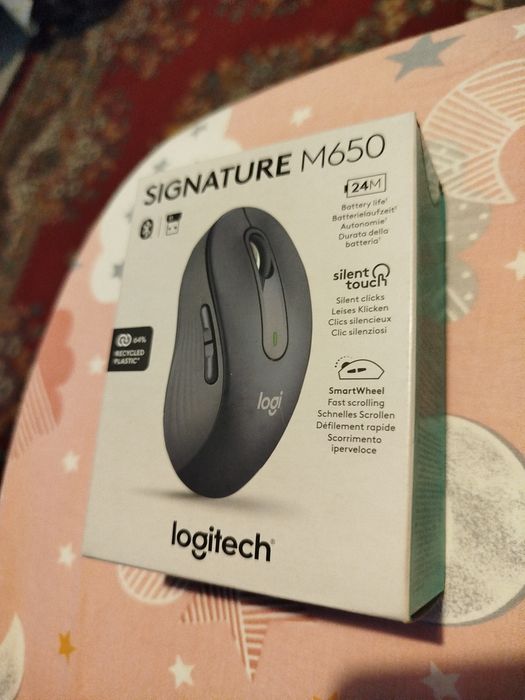 Mouse Wireless LOGITECH Signature M650 Medium, Dual Mode, Bluetooth