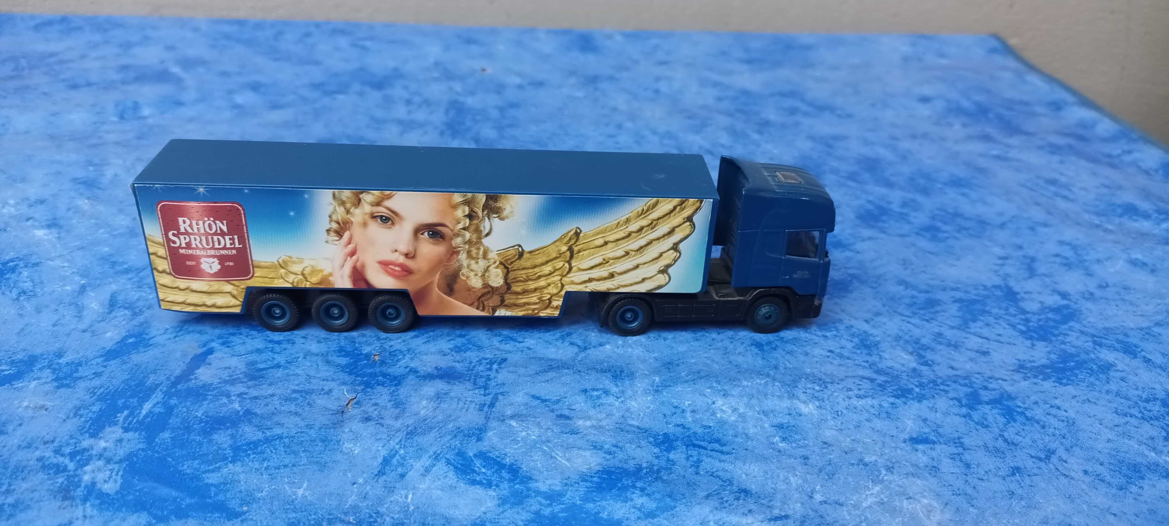 Scania Blue | macheta camion transportor | 20*3*4 cm