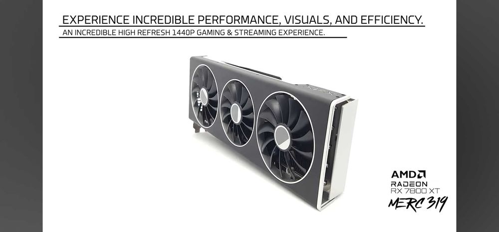 XFX 7800 XT Black Edition + BeQuiet 850W Gold