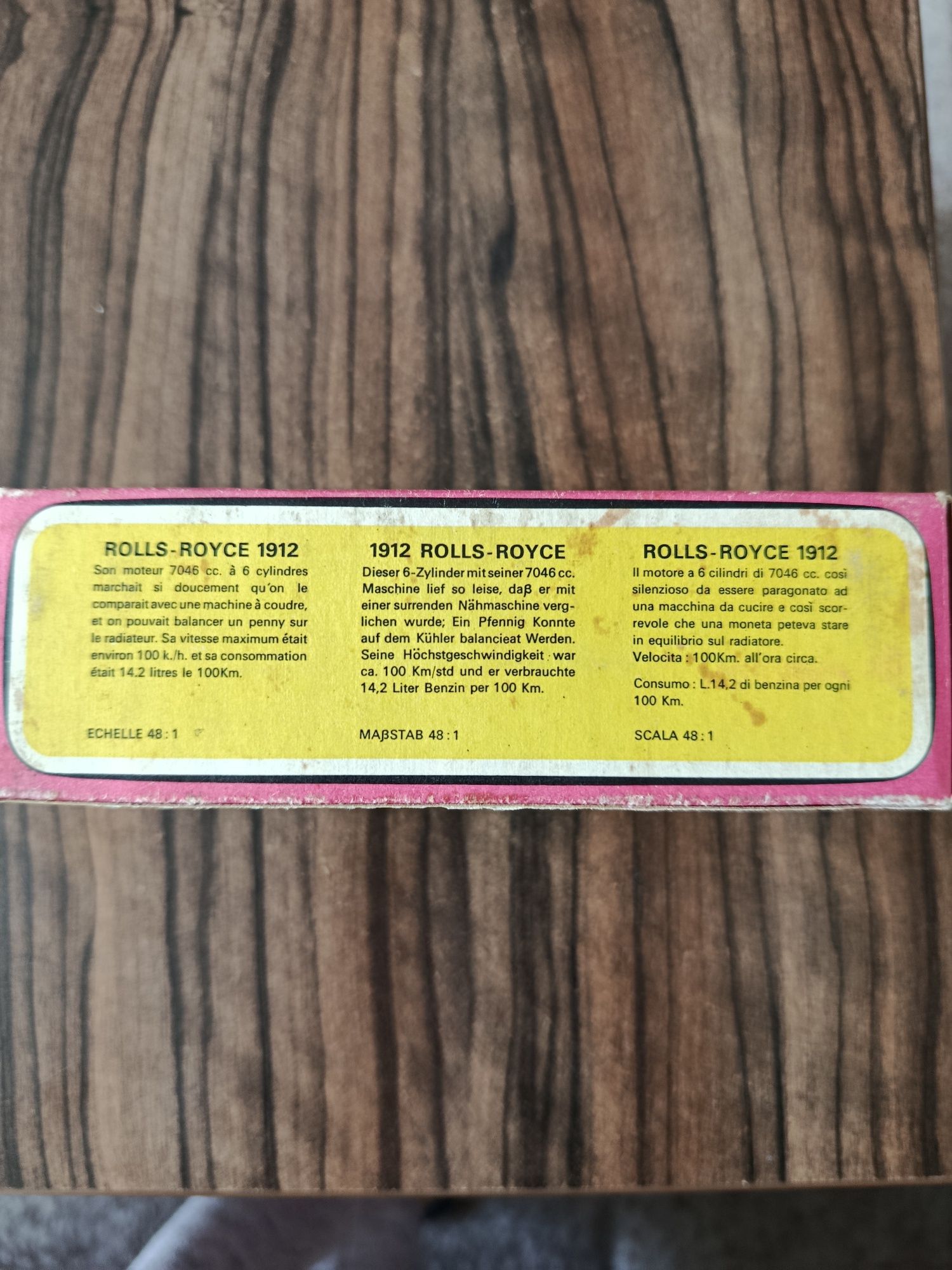 Метална количка Matchbox Rolls-Royce 1912