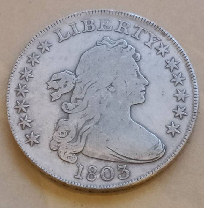 Moneda 1 dolar american 1803