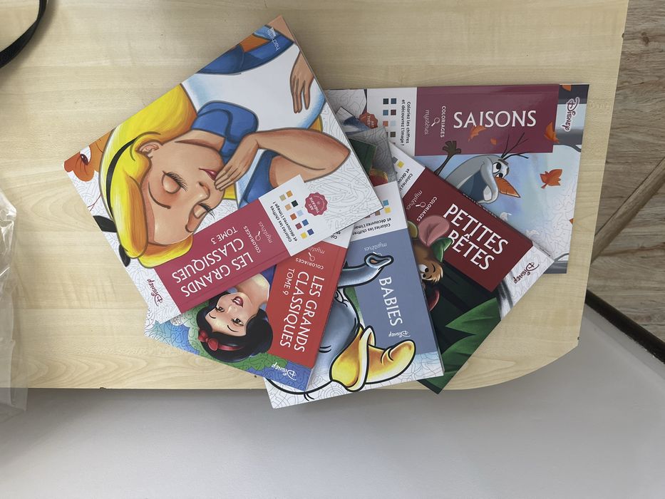 Раскраски Дисней по номерам Hachette