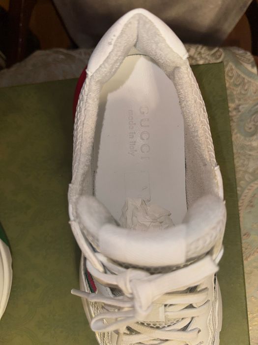 Gucci Rython "White Red Green Reflective"