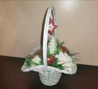 Коледни Букет от ароматни цветя от сапун