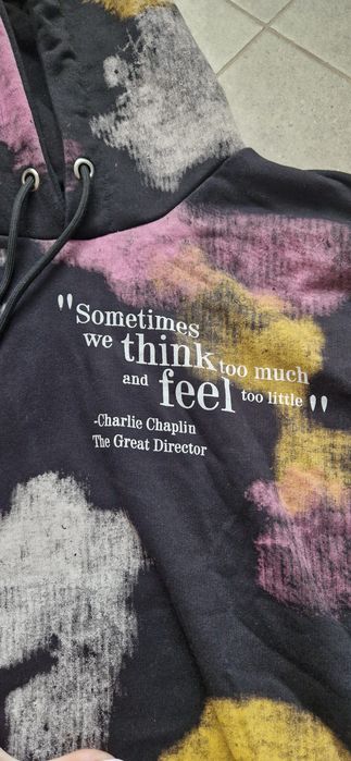 Памучен шарен пуловер М размер