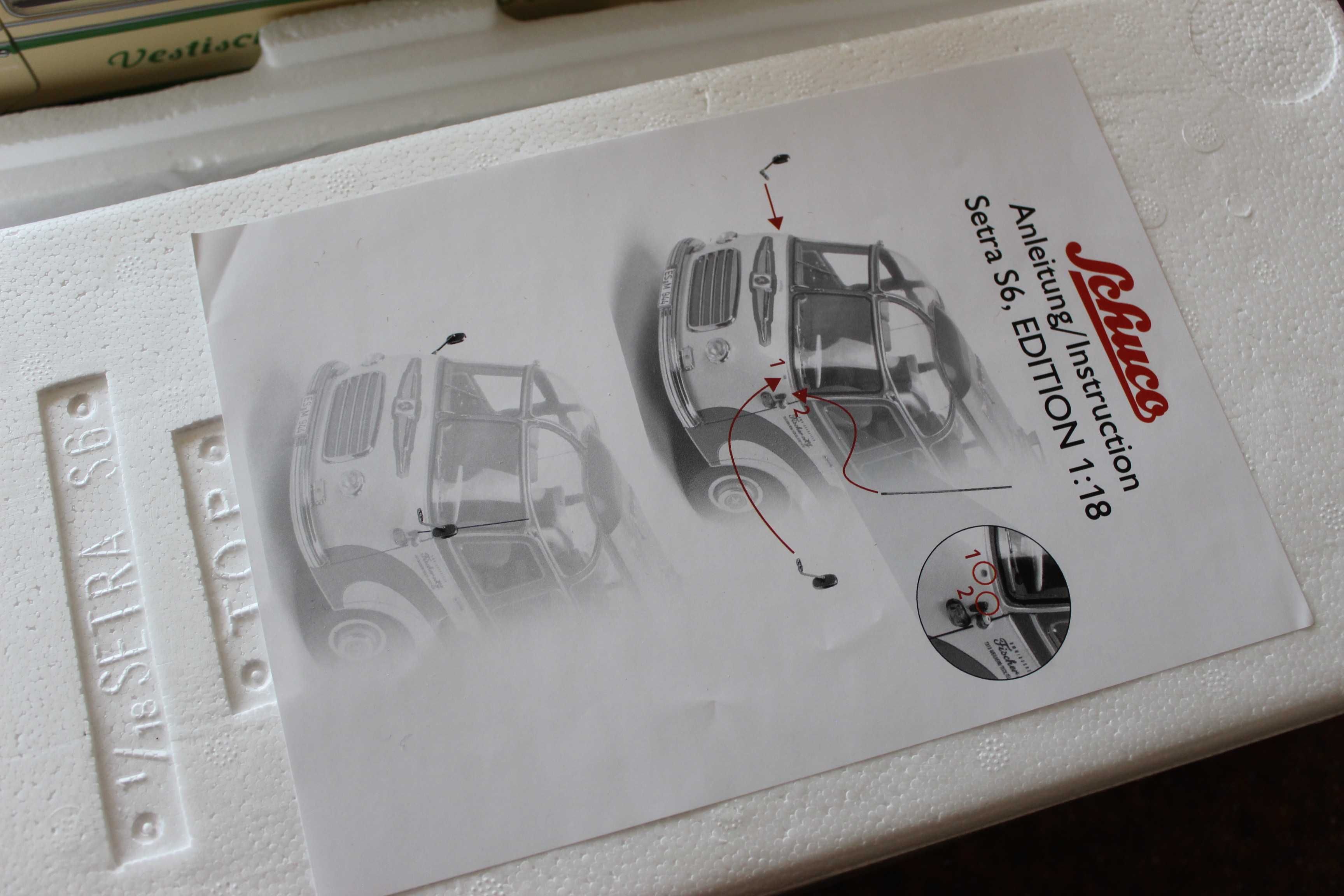 Setra S6 Vest Reised 1955 Schuco 1:18 Автобус