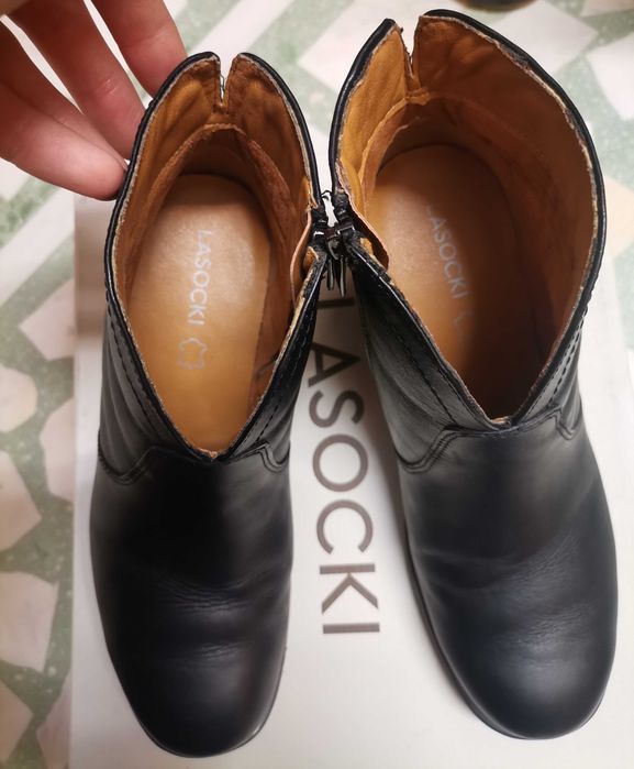 Дамски обувки Lasocki от естествена кожа, 38 номер