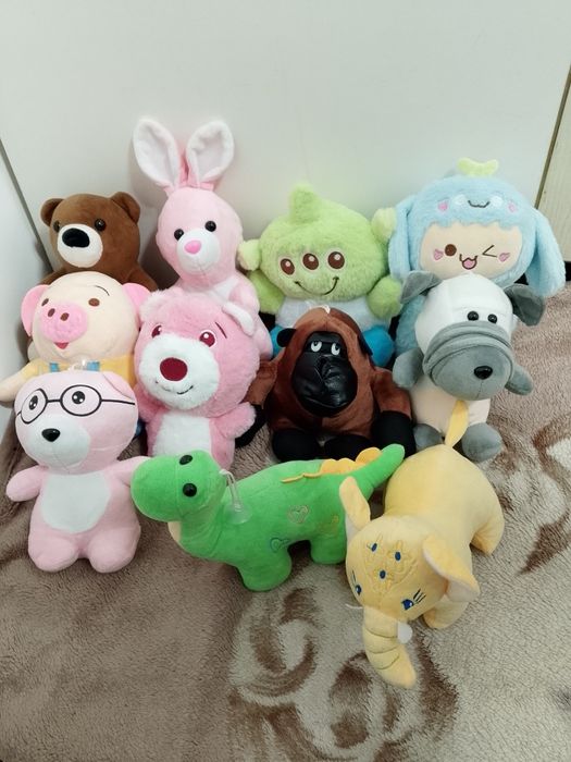 Продам мягкие игрушки по 1000тг.