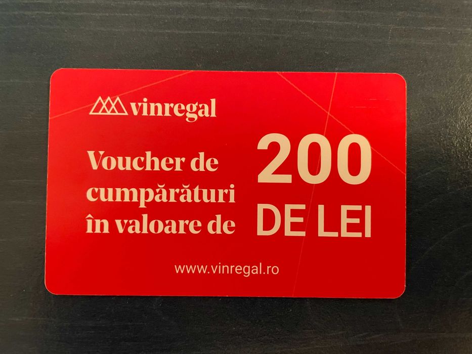 Voucher Viregal in valoare de 200 RON - Magazin de vin