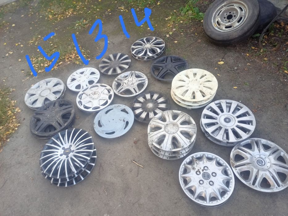 Колпаки по штучно 13.14 и 15