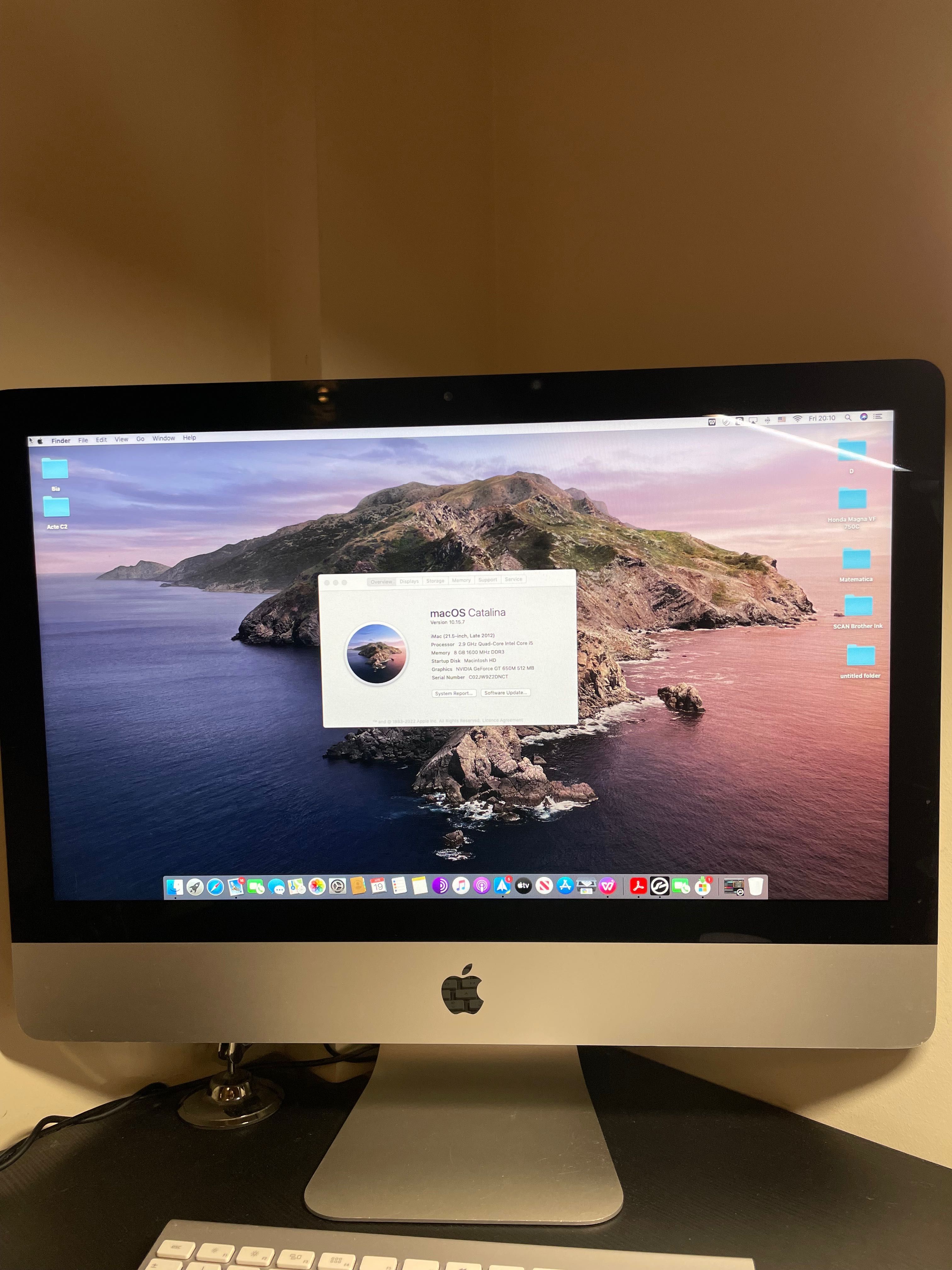 iMac 21,5 inch (Late 2012) HD -1 TB