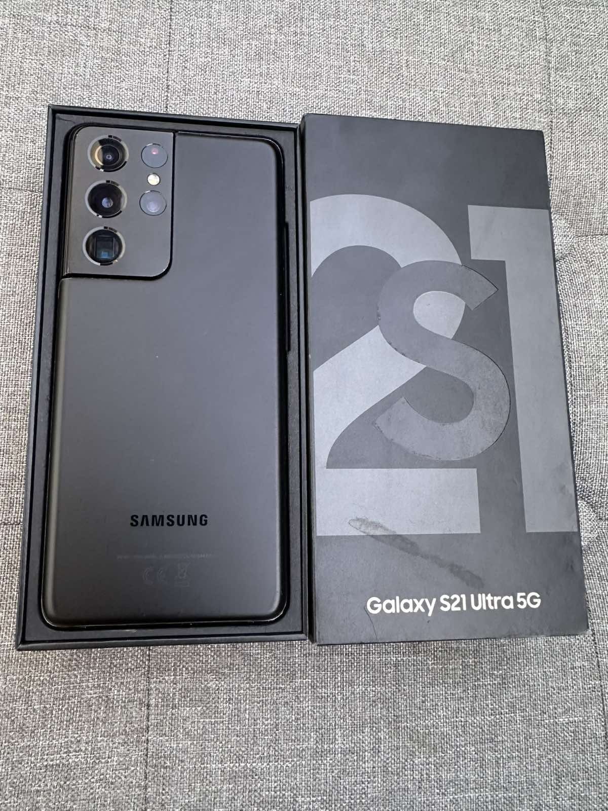 Samsung S21 Ultra 12GB RAM 256 GB Phantom black
