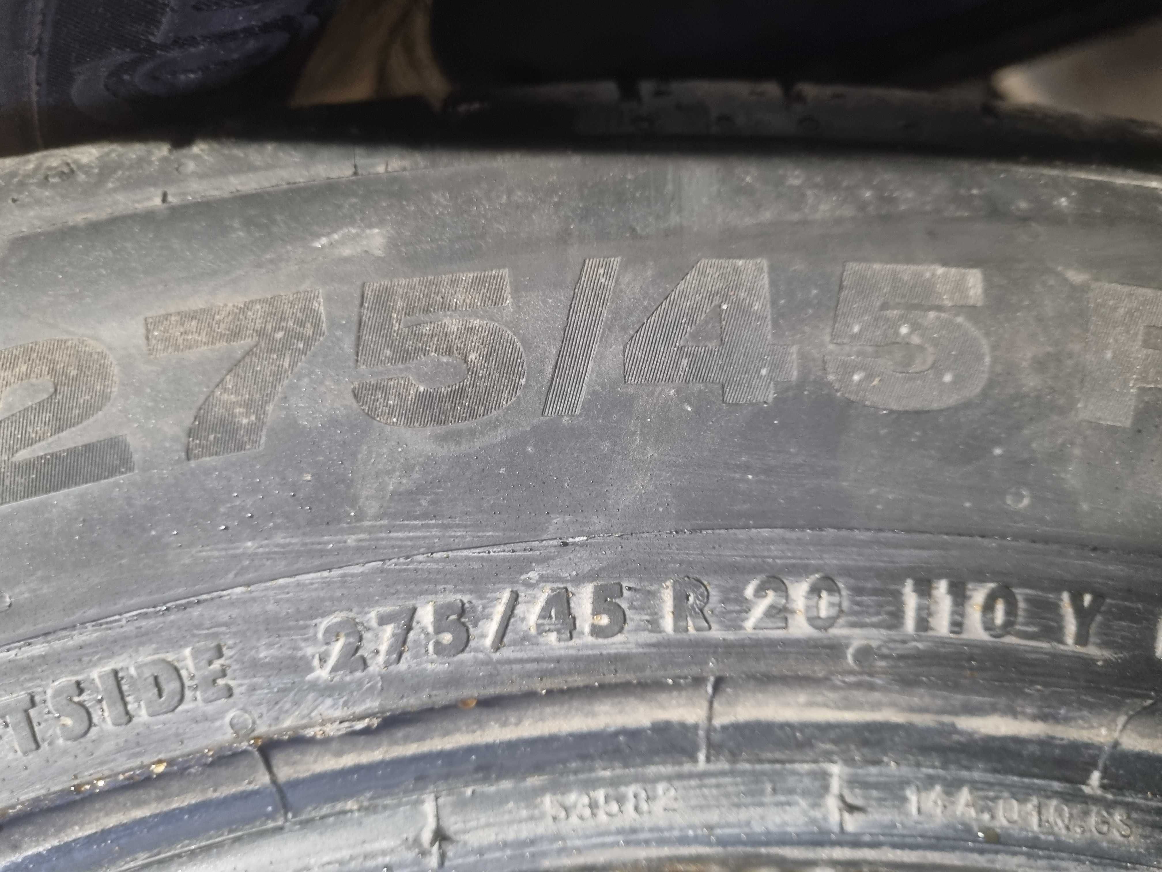 Anvelope 275.45 r20 pentru q7,touareg porsche,5×112,rezerva slim