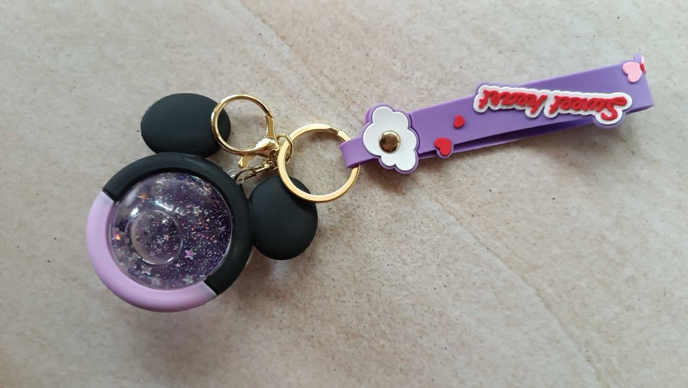 ключодържател Minnie Mouse с течност и звезден прах Мини Маус