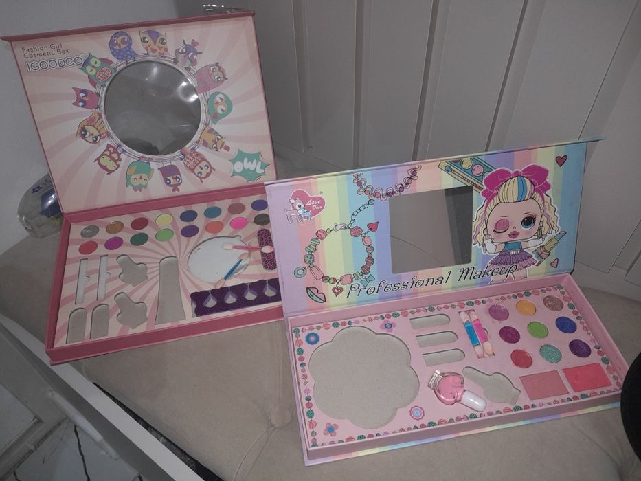 Отдам зеркало туш тени для глаз краски румян для девочек шкатулка