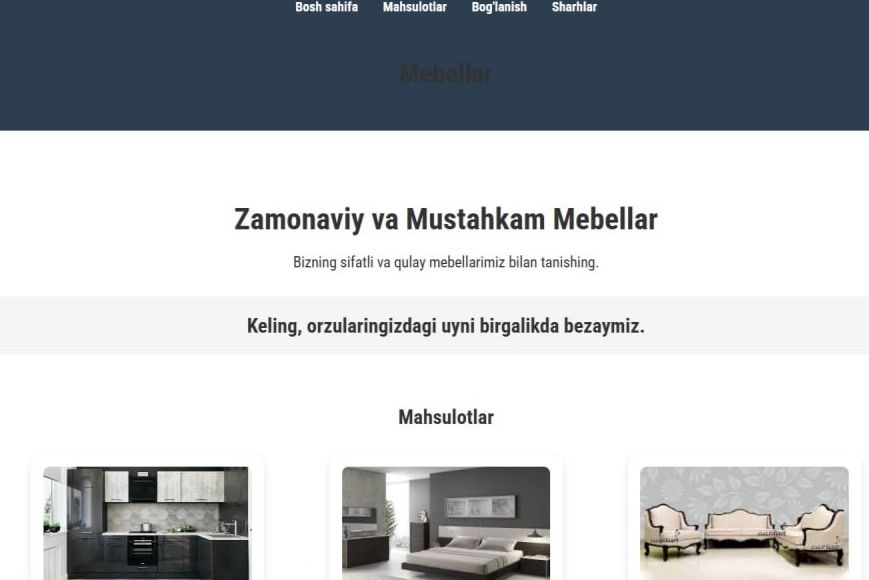 Biznesingiz uchun ideal web-sayt