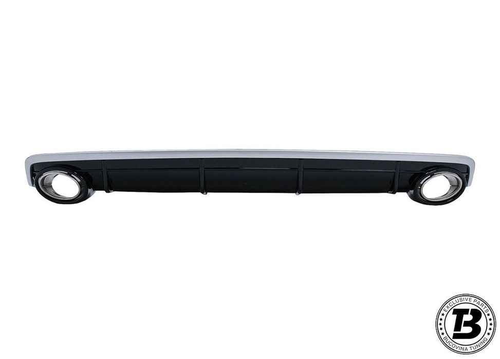 Difuzor Bara Spate cu Ornamente compatibil cu Audi Q7 4M RSQ7 Design