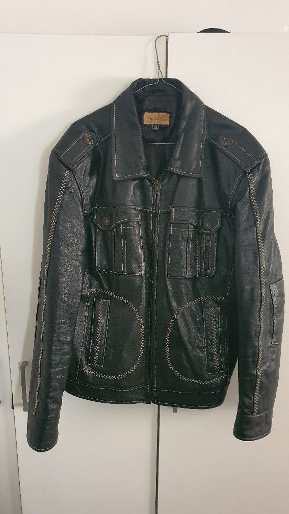 Geaca piele PIETRA PELLE XL negru