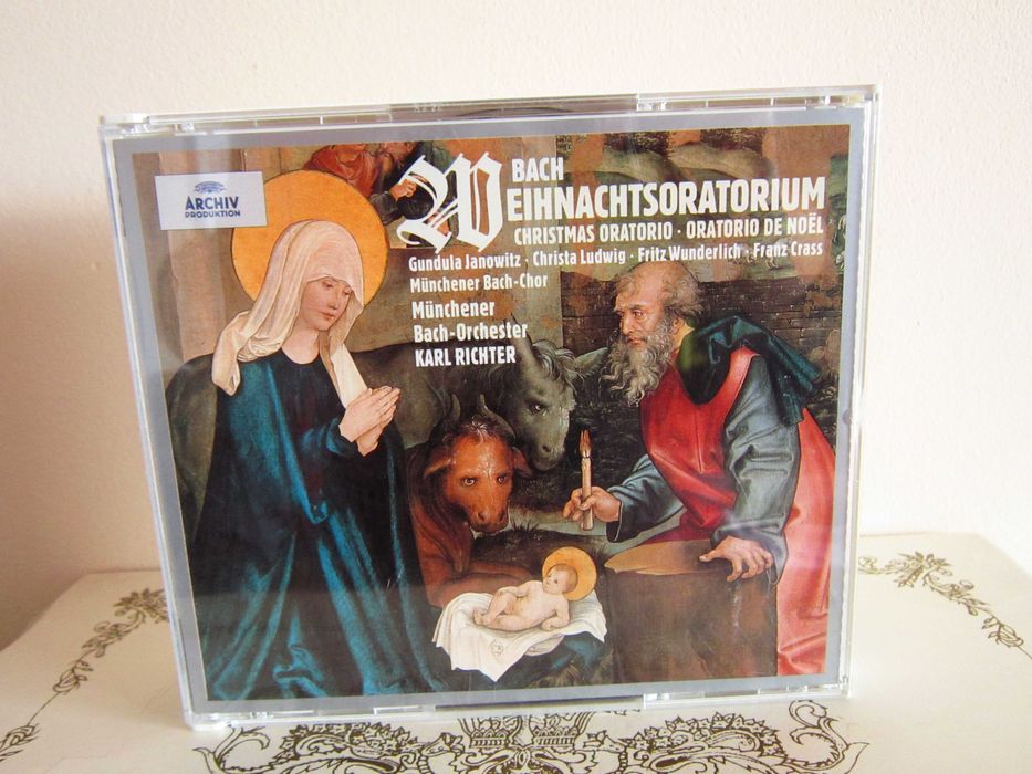 cadou rar Bach Oratoriul de Craciun Karl Richter 1984 CDx3 impecabile